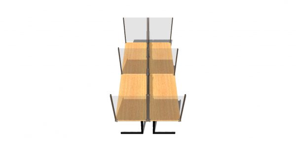 Desk Shield - office desk sneeze guard (0005)